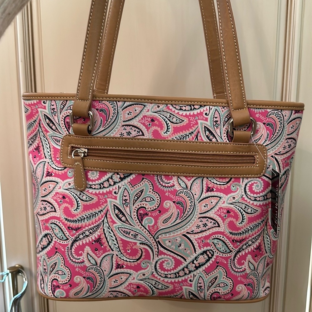 Kim Rodger’s Paisley handbag